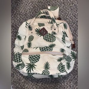 Pineapple patterned backpack
